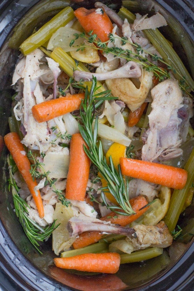 Easy Crockpot Bone Broth