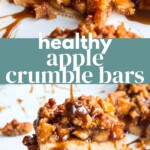 Healthy Apple Crumble Bars