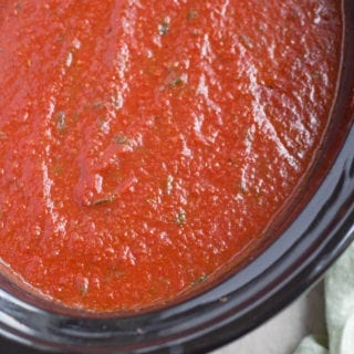 Healthy Crockpot Tomato Sauce