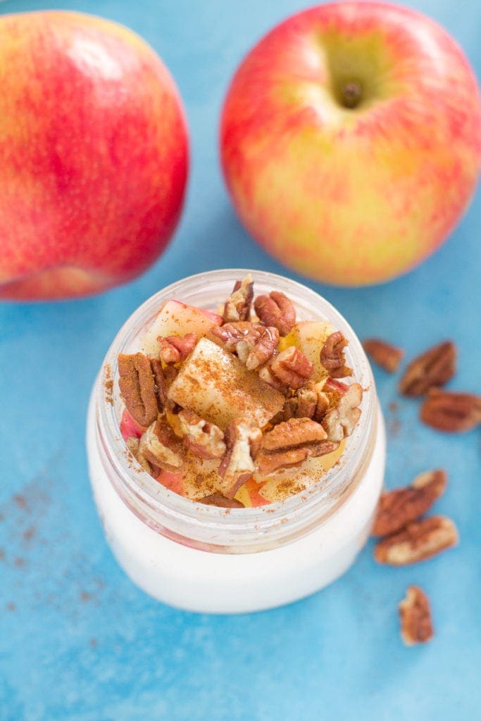 Healthy Apple Pie Yogurt Parfait
