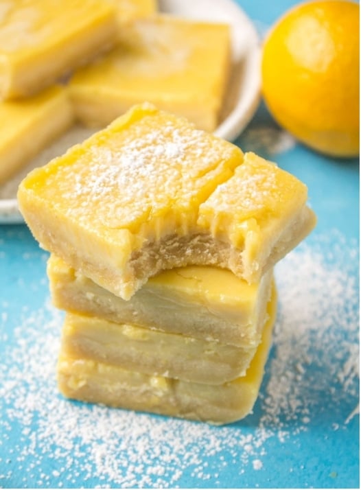 Healthy Lemon Bars