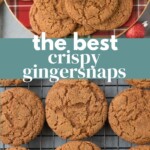 The Best Crispy Gingersnaps
