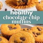 Healthy Chocolate Chip Muffins Pin