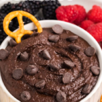 Healthy Chocolate Hummus Pin