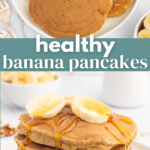 Healthy Banana Pancakes Pin
