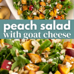 Peach Salad with Goat Cheese Pin